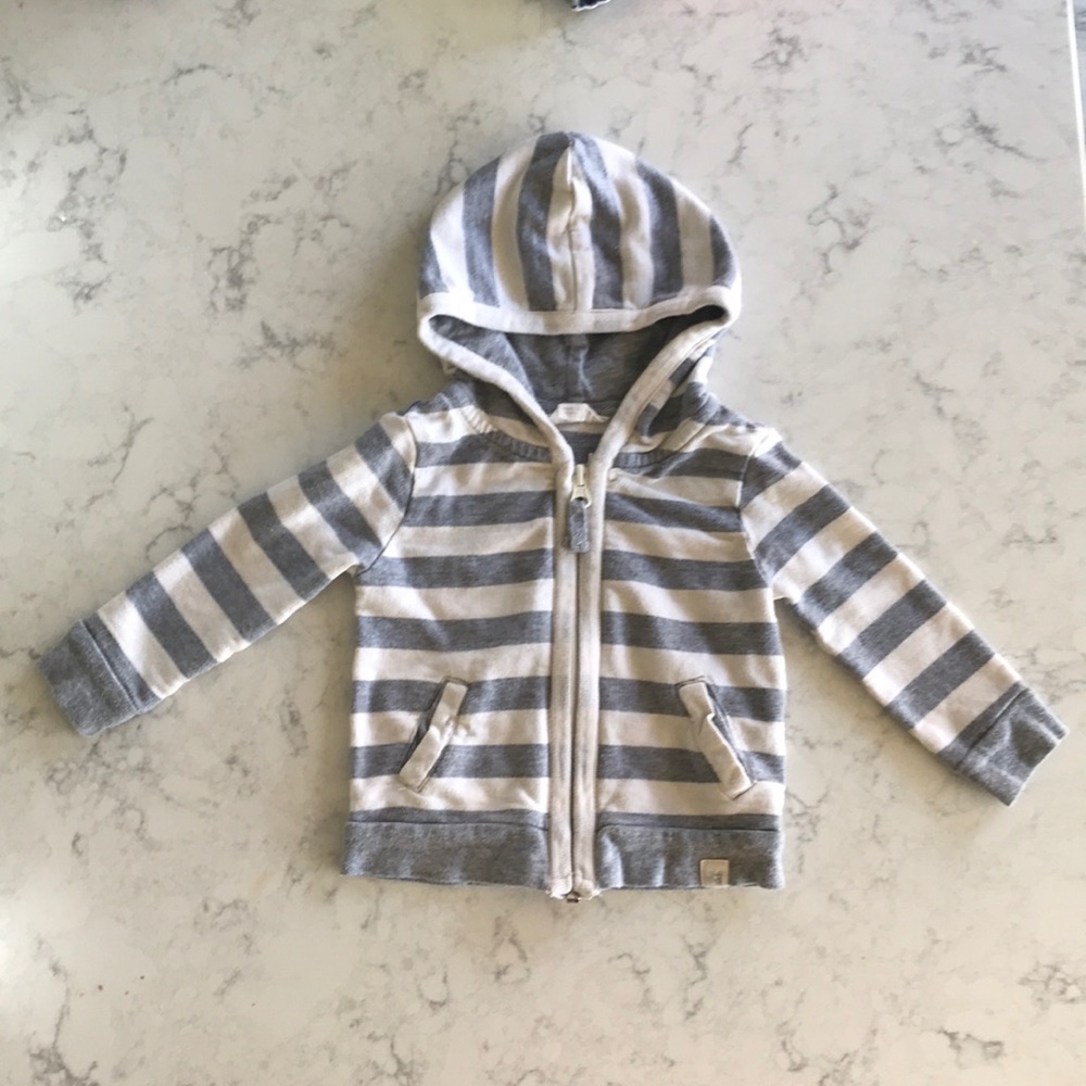 🎈5/$25 Burt's Bees Baby Boys' Zip Hoodie